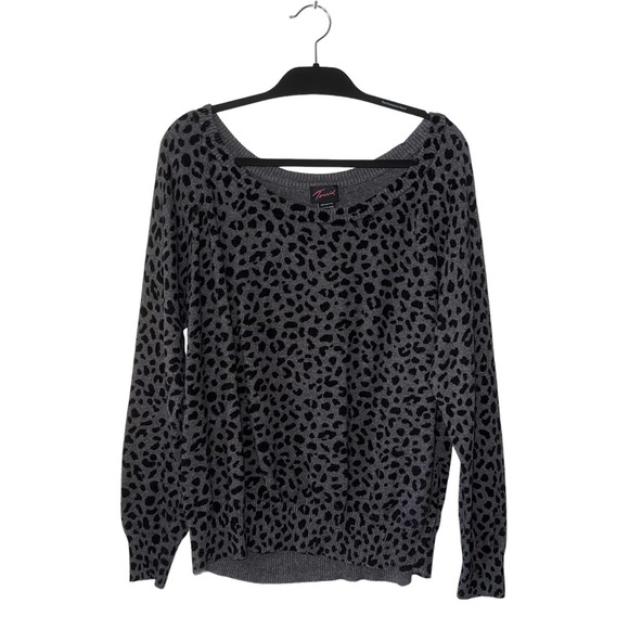 Torrid Sweaters - TORRID Plus Size Animal Cheetah Leopard Cozy Scoop Neck Pullover Sweatshirt - 2X